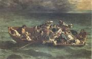 Eugene Delacroix The Shipwreck of Don Juan (mk05) USA oil painting artist